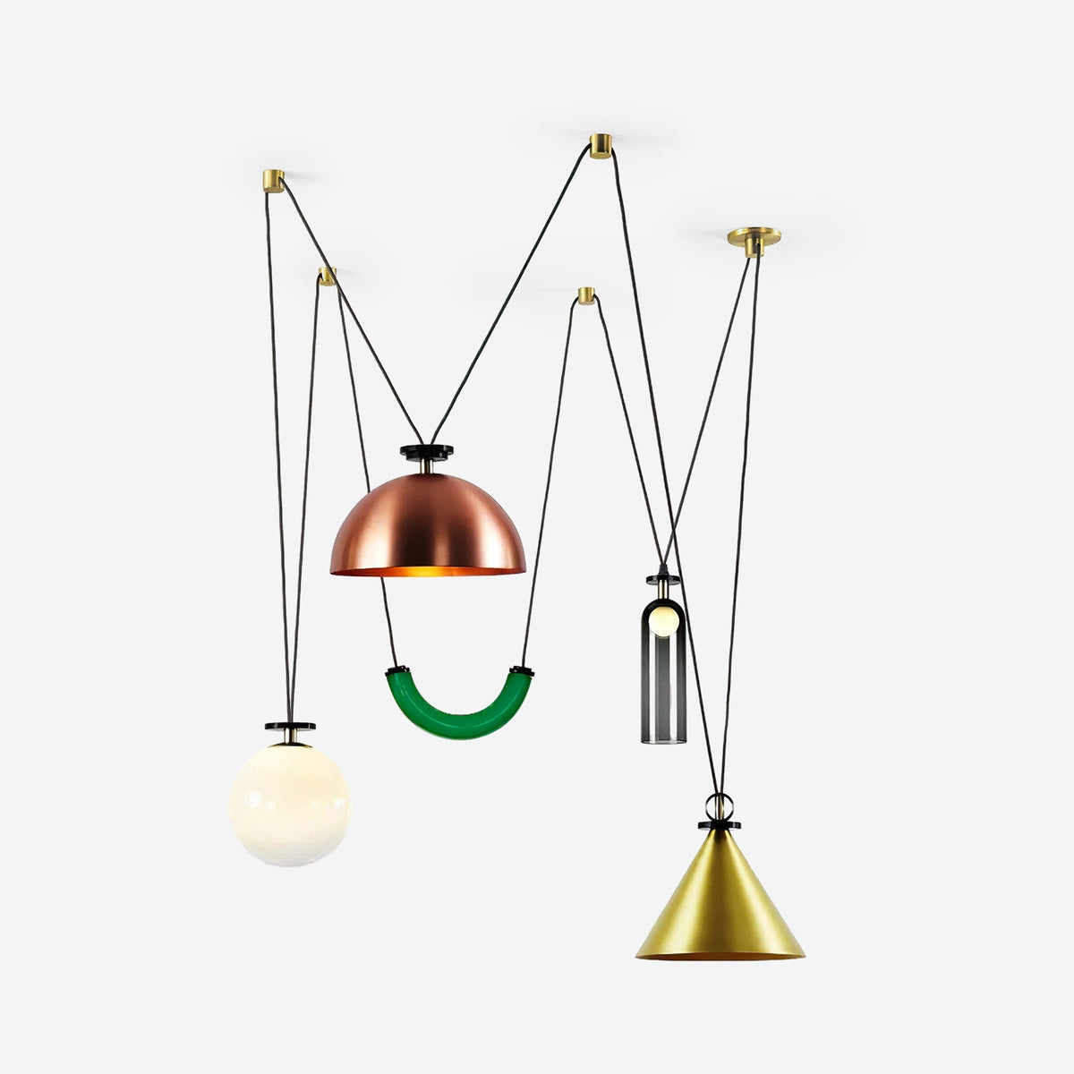 Lilleli Geometric Chandelier
