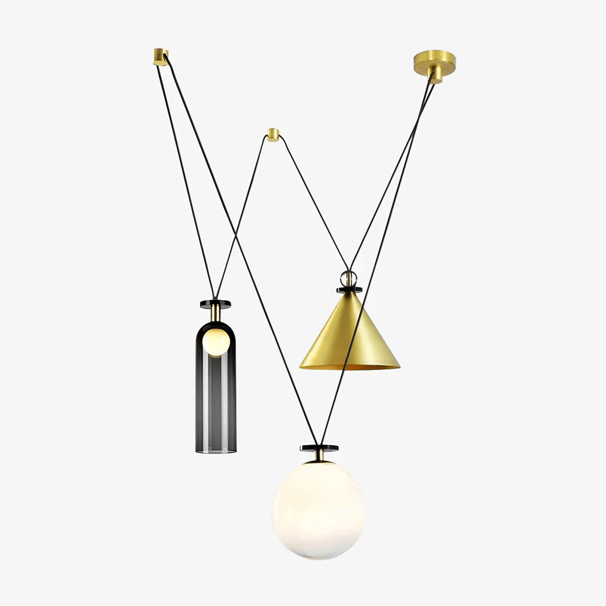 Lilleli Geometric Chandelier