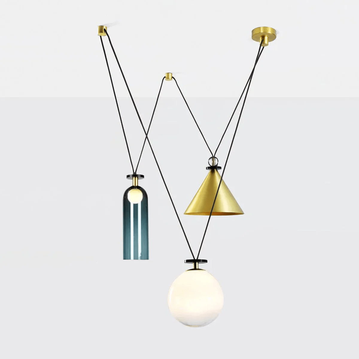 Lilleli Geometric Chandelier