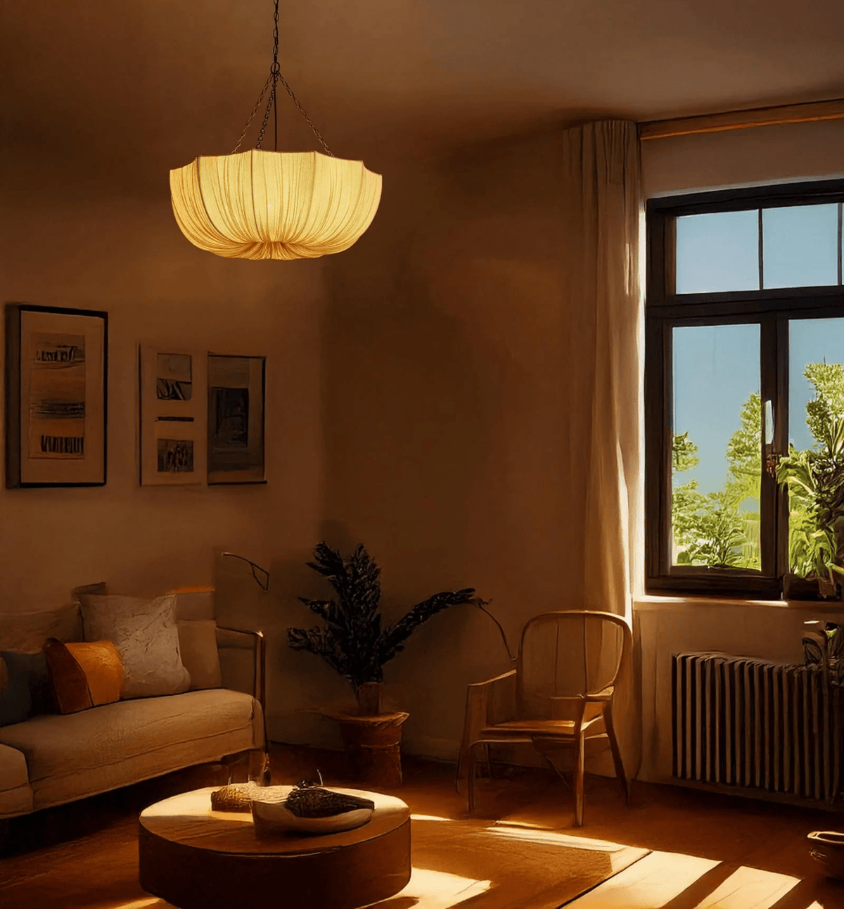 Roltalin Round Pendant Light