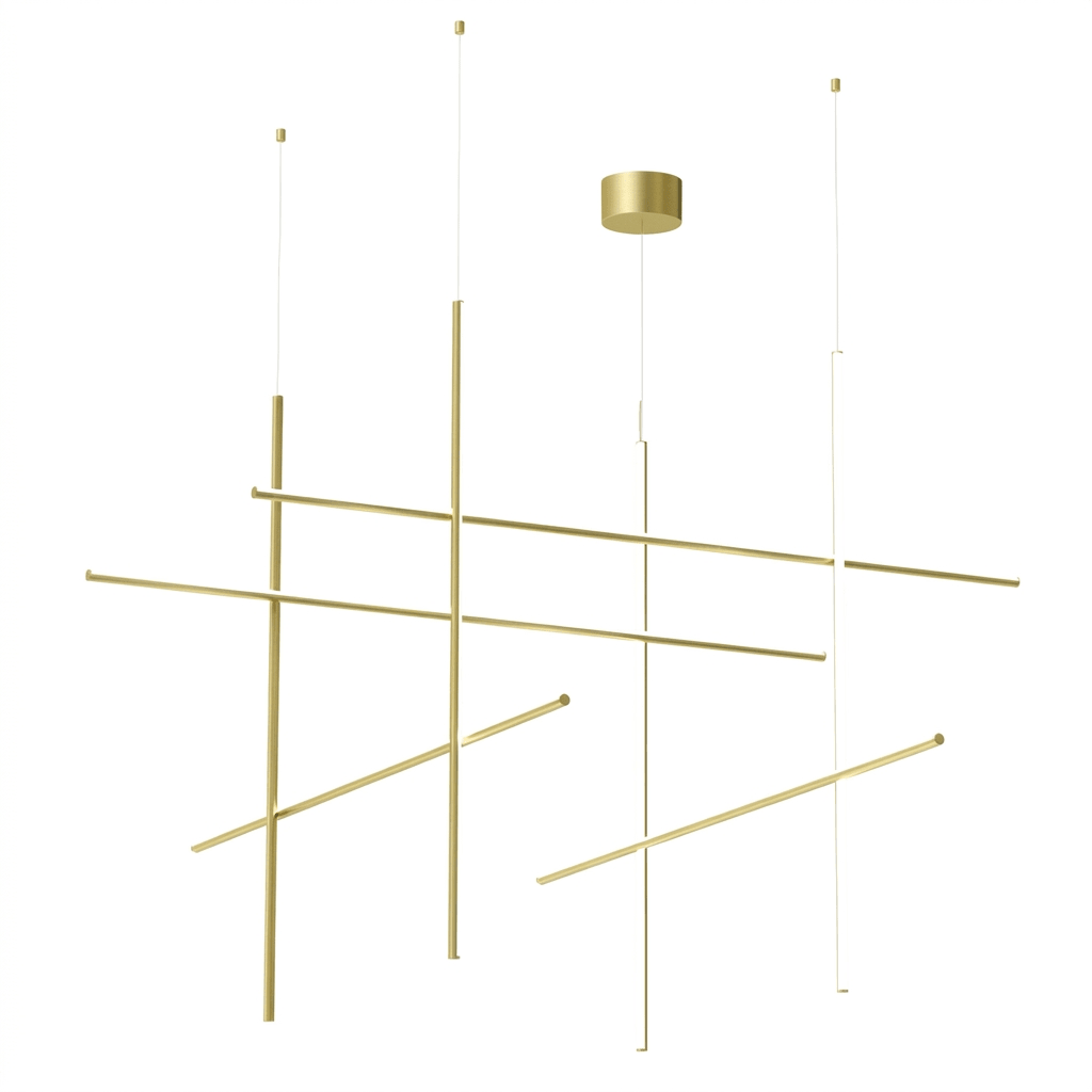 Gridline Linear Chandelier - Vakkerlight