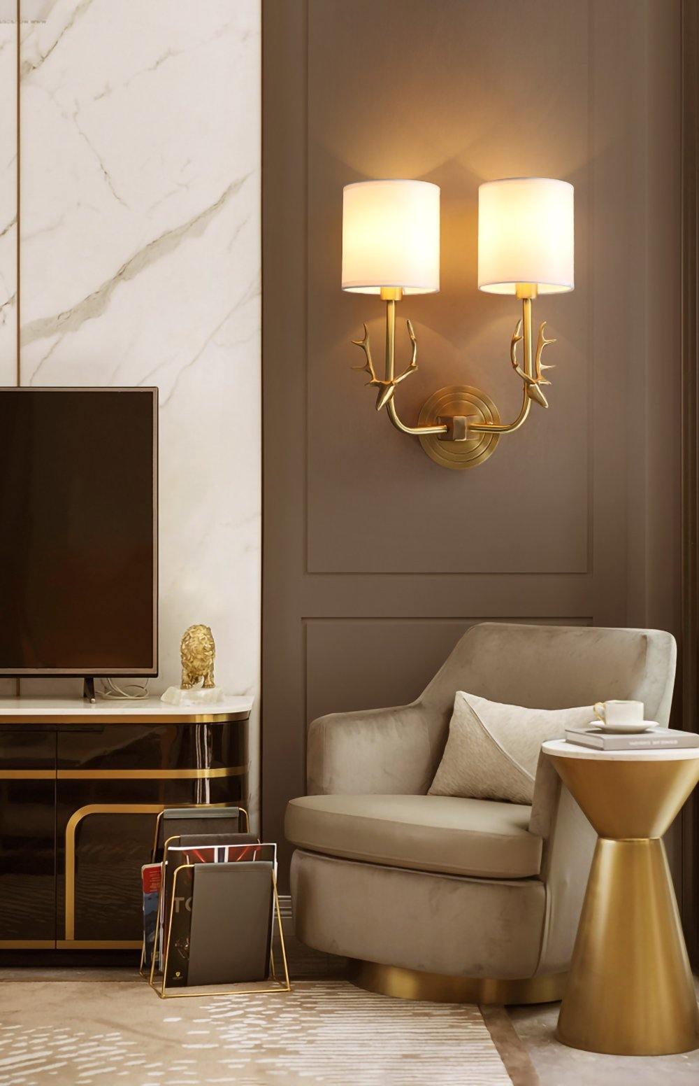 Vemia Deer Wall Light
