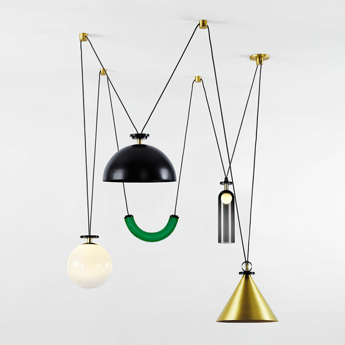 Lilleli Geometric Chandelier