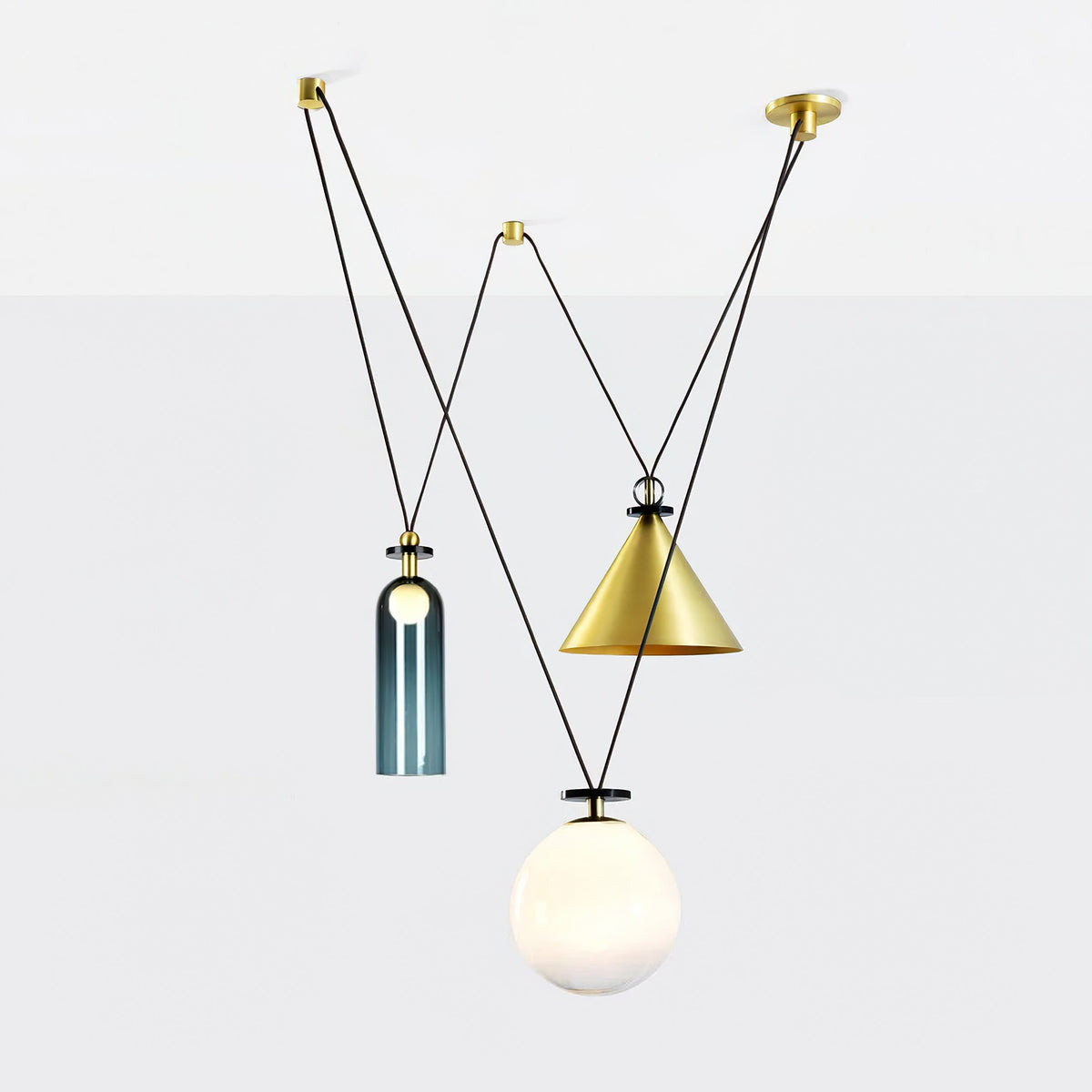 Lilleli Geometric Chandelier