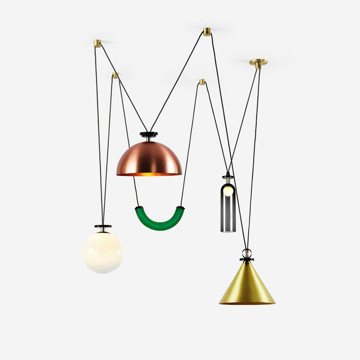 Lilleli Geometric Chandelier