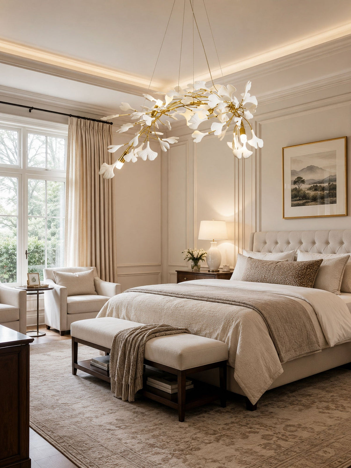 Gingko Bloom Chandelier – detail 13