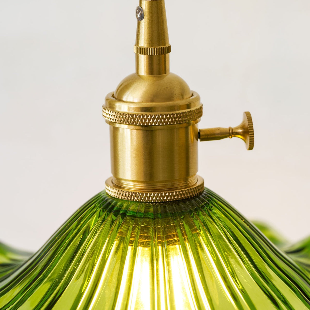 Goldi Ribbed Pendant Light