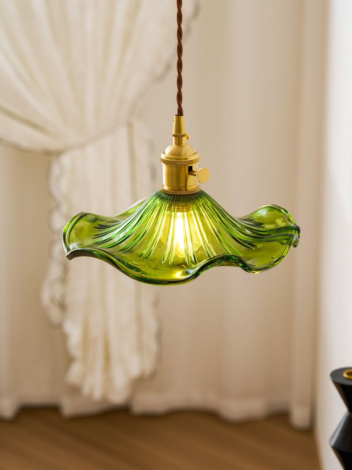 Goldi Ribbed Pendant Light