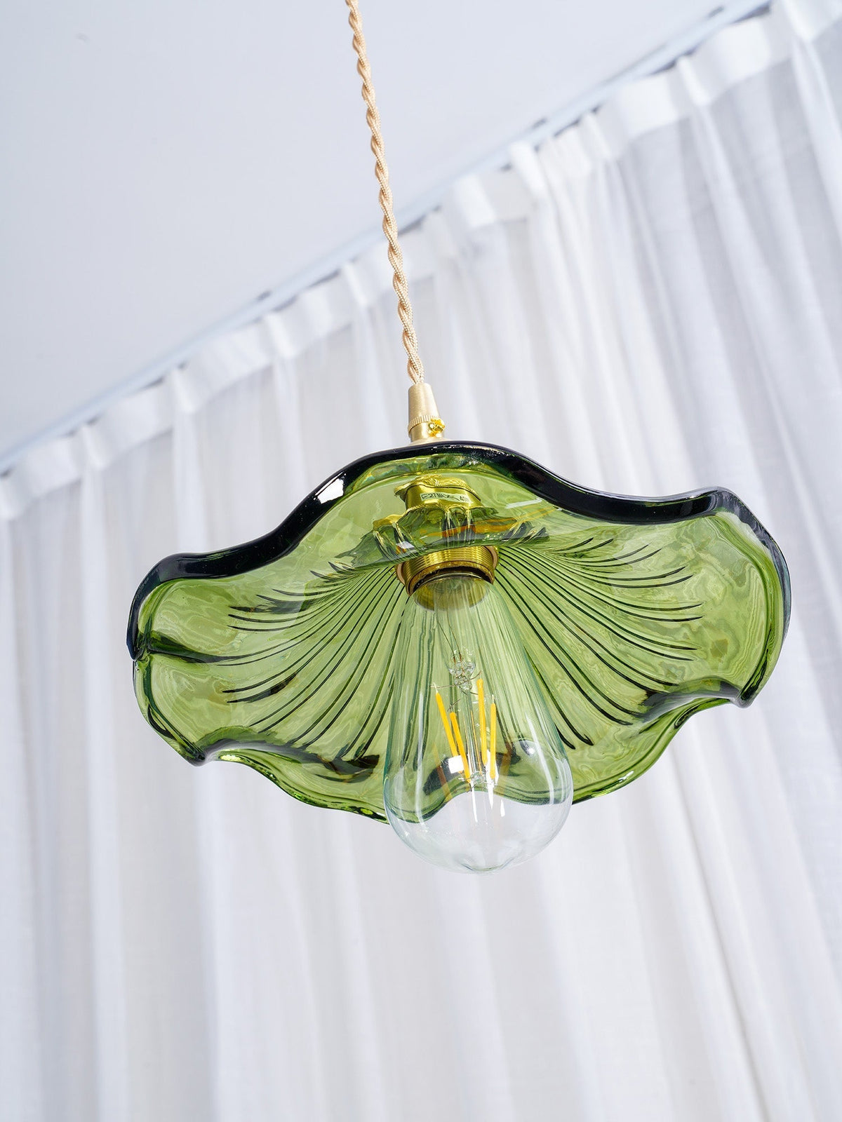 Goldi Ribbed Pendant Light