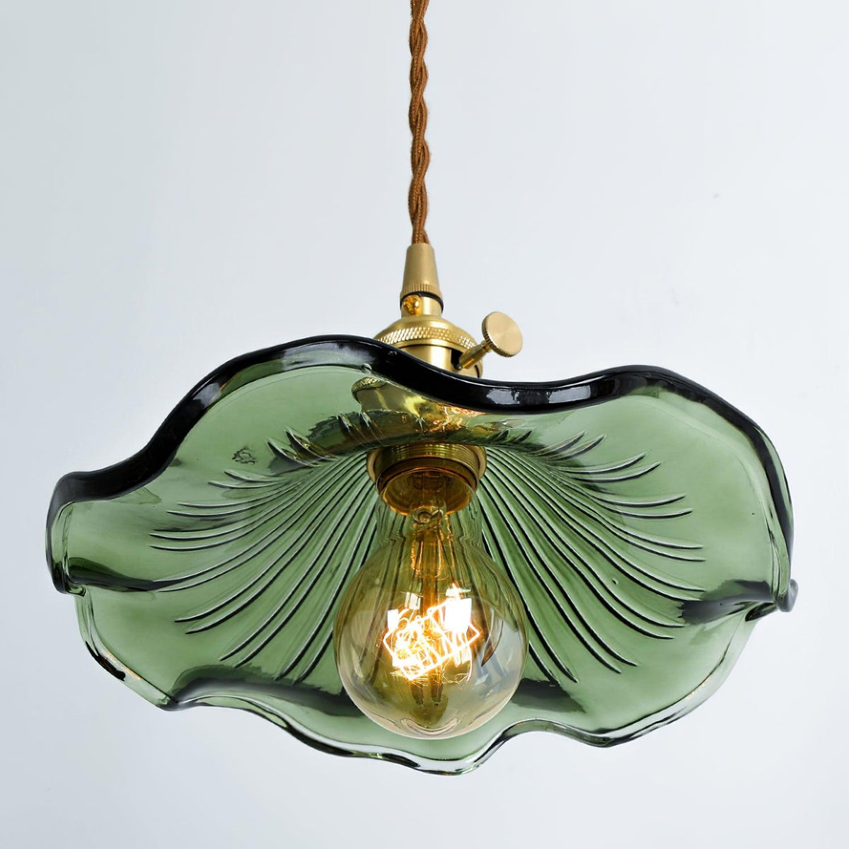 Goldi Ribbed Pendant Light