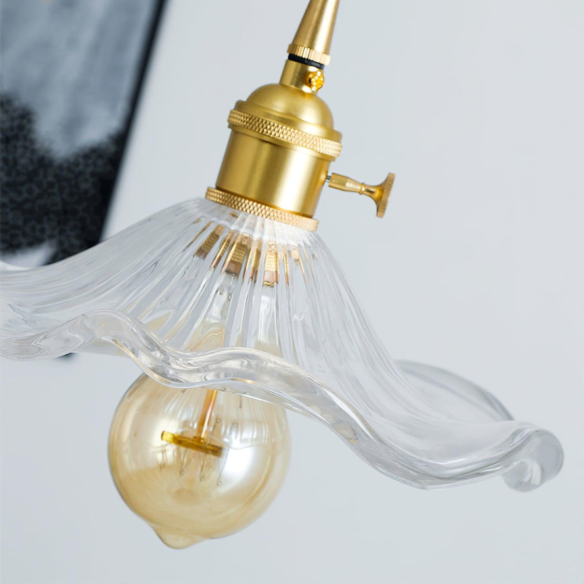 Goldi Ribbed Pendant Light