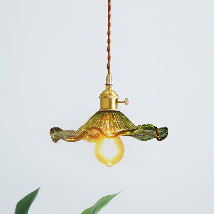 Goldi Ribbed Pendant Light