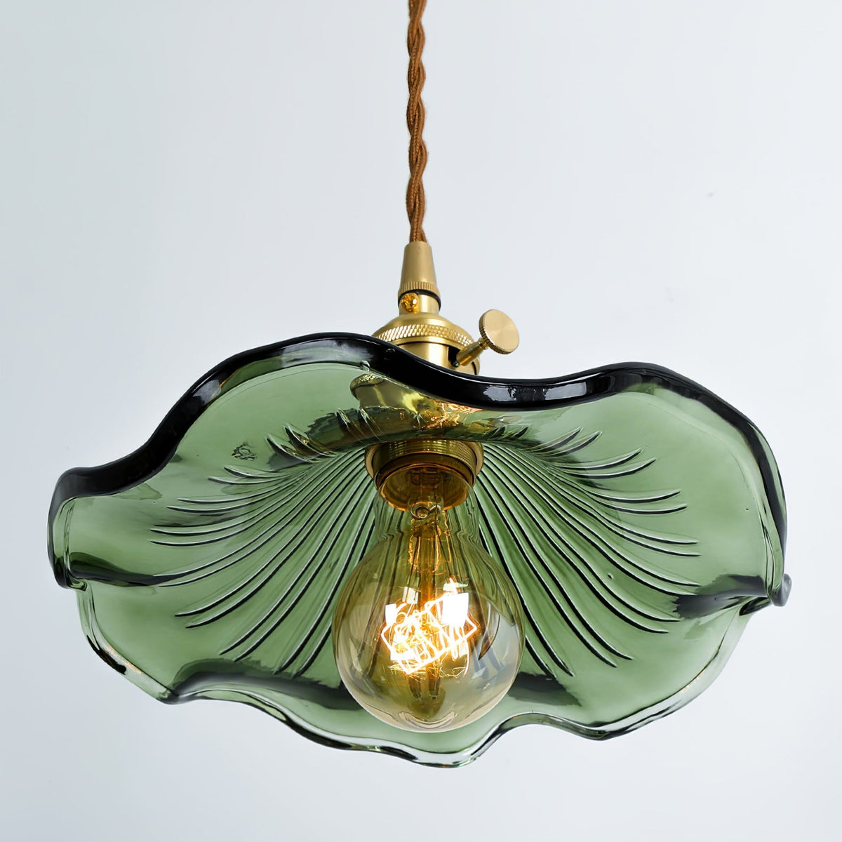 Goldi Ribbed Pendant Light