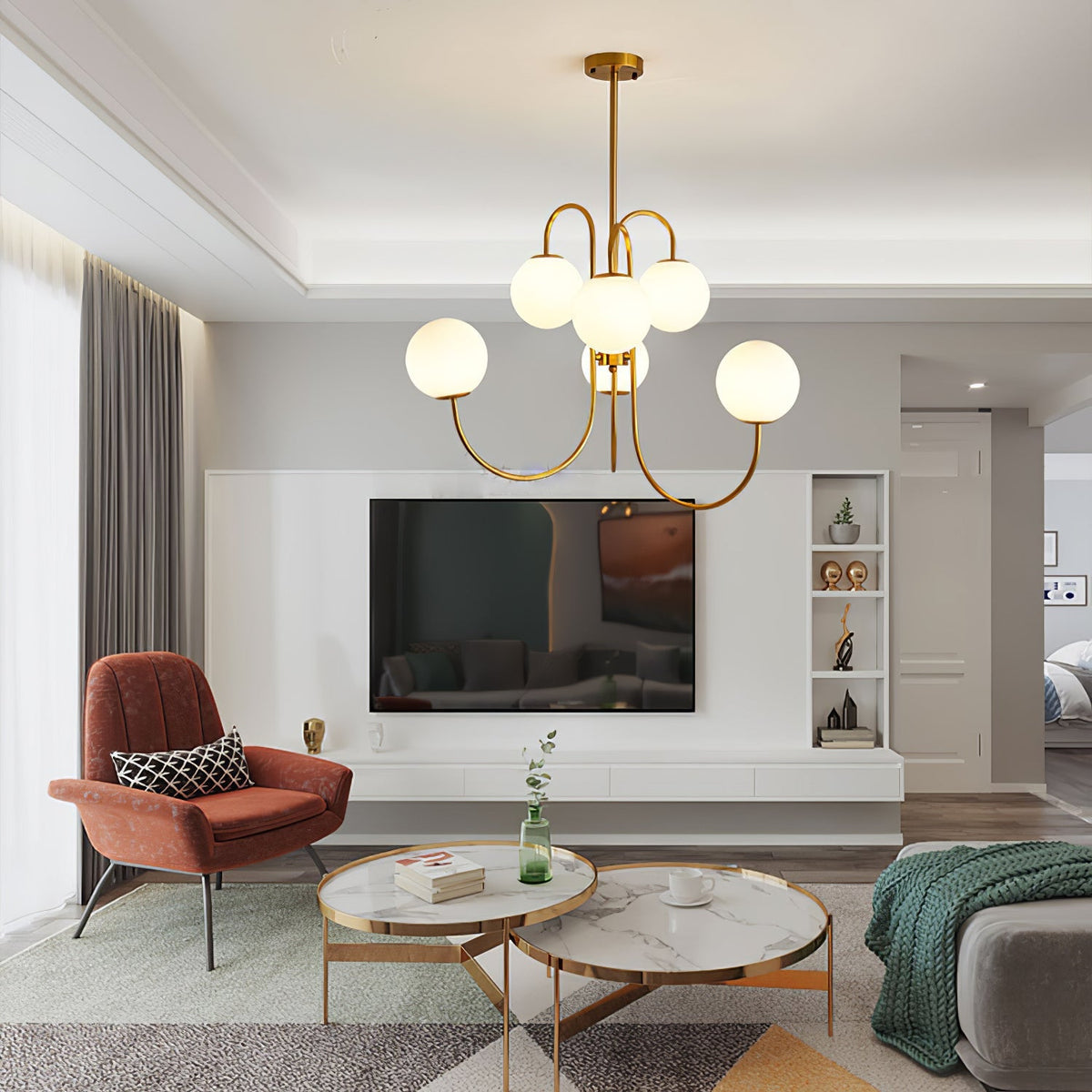 Crokivan Globe Chandelier