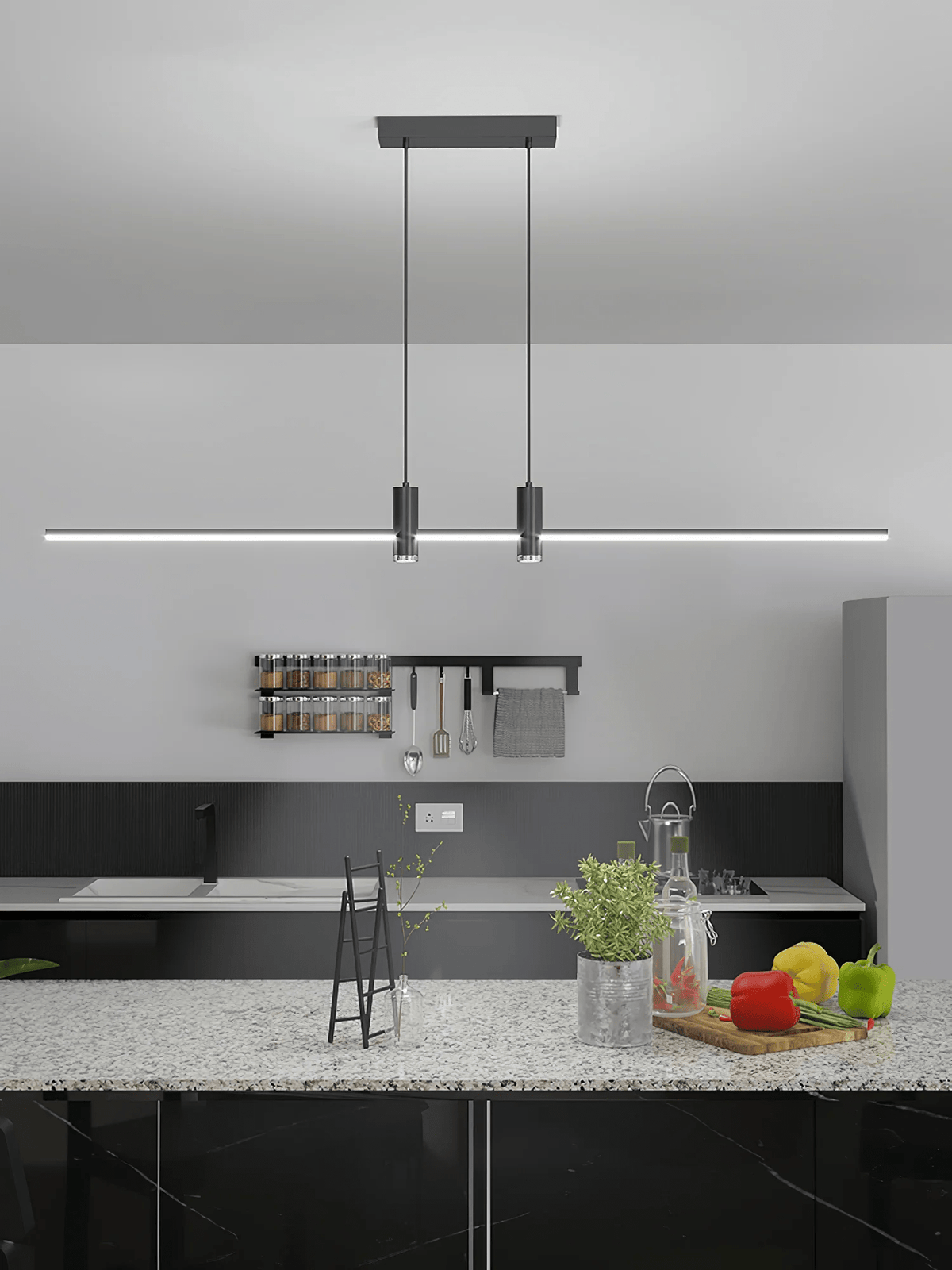 Buna Linear Pendant Light