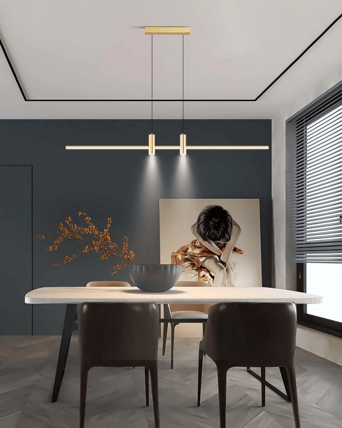 Buna Linear Pendant Light