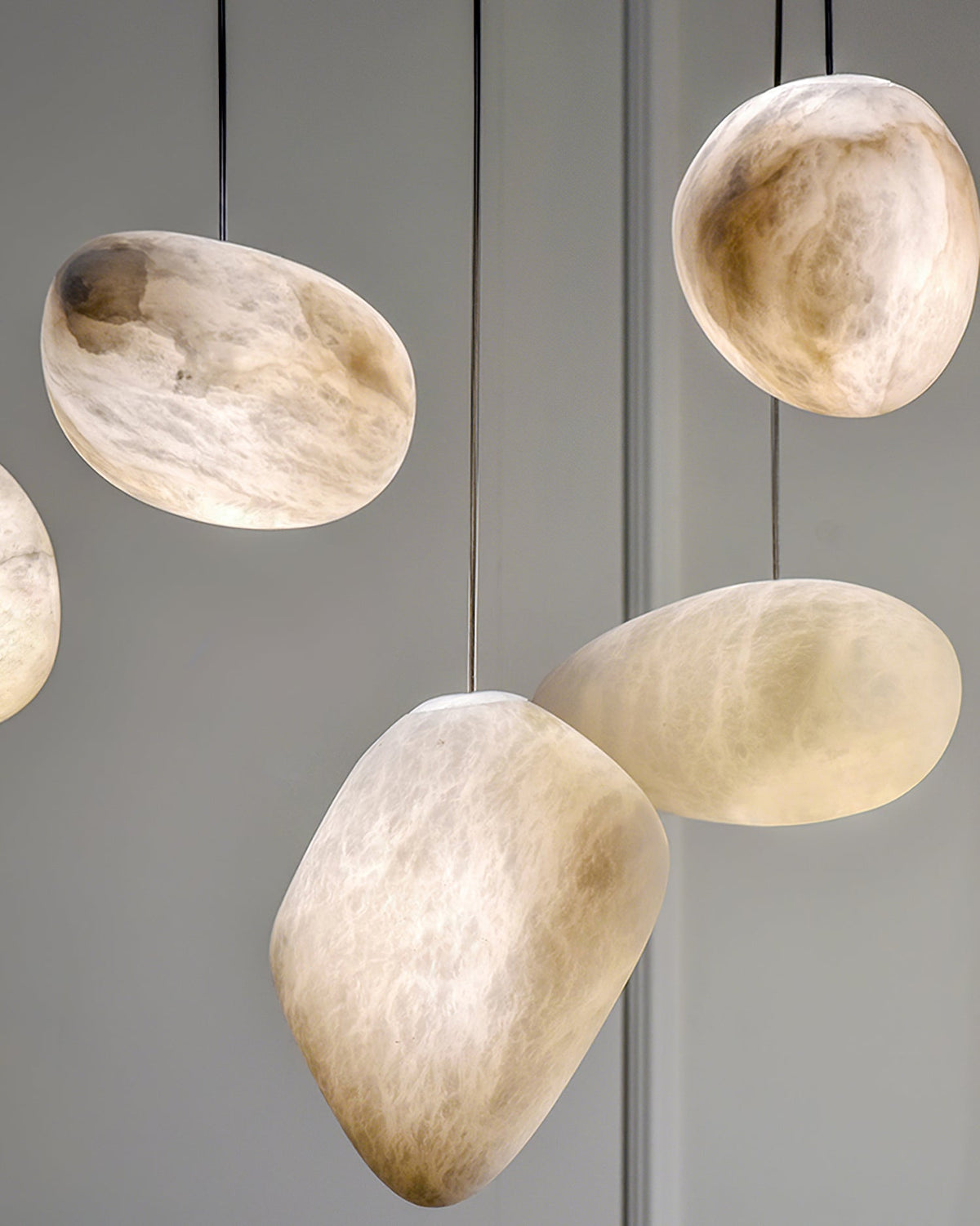 Pebbles Alabaster Pendant Lamp – detail 30