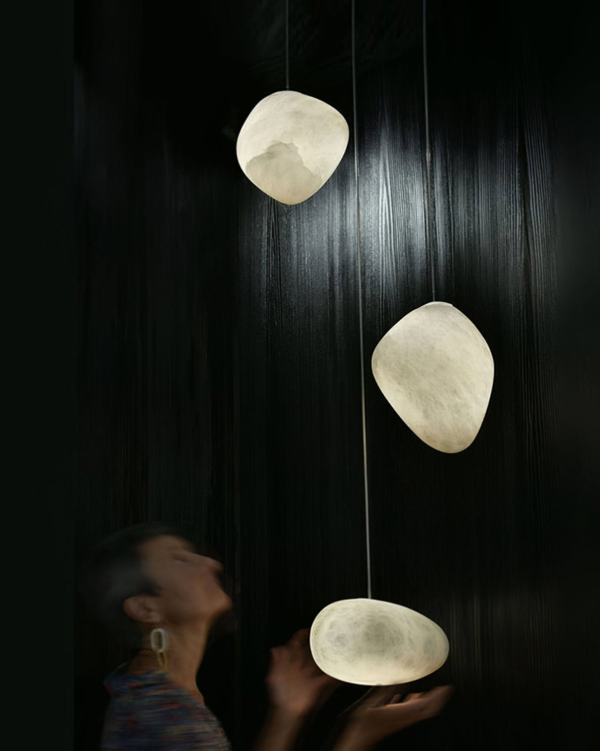 Pebbles Alabaster Pendant Lamp – detail 29