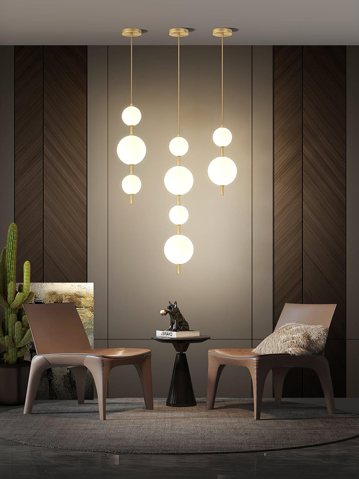 Roruno Globe Pendant Light