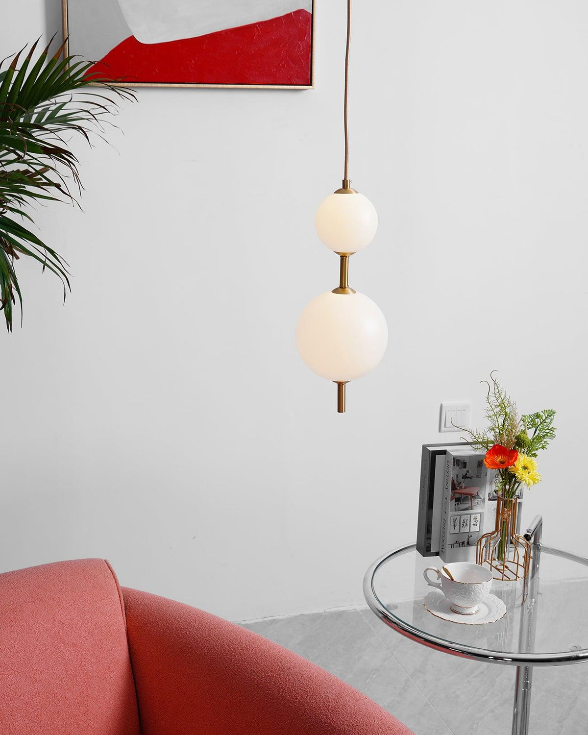 Roruno Globe Pendant Light