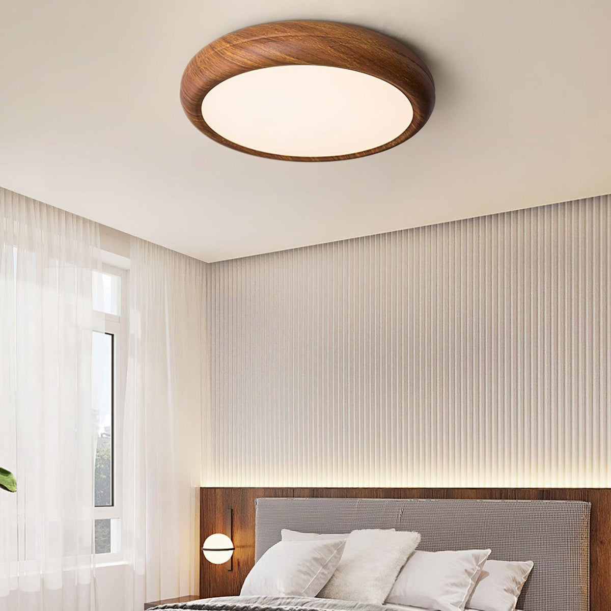 Stevo Outdoor Round Ceiling Light