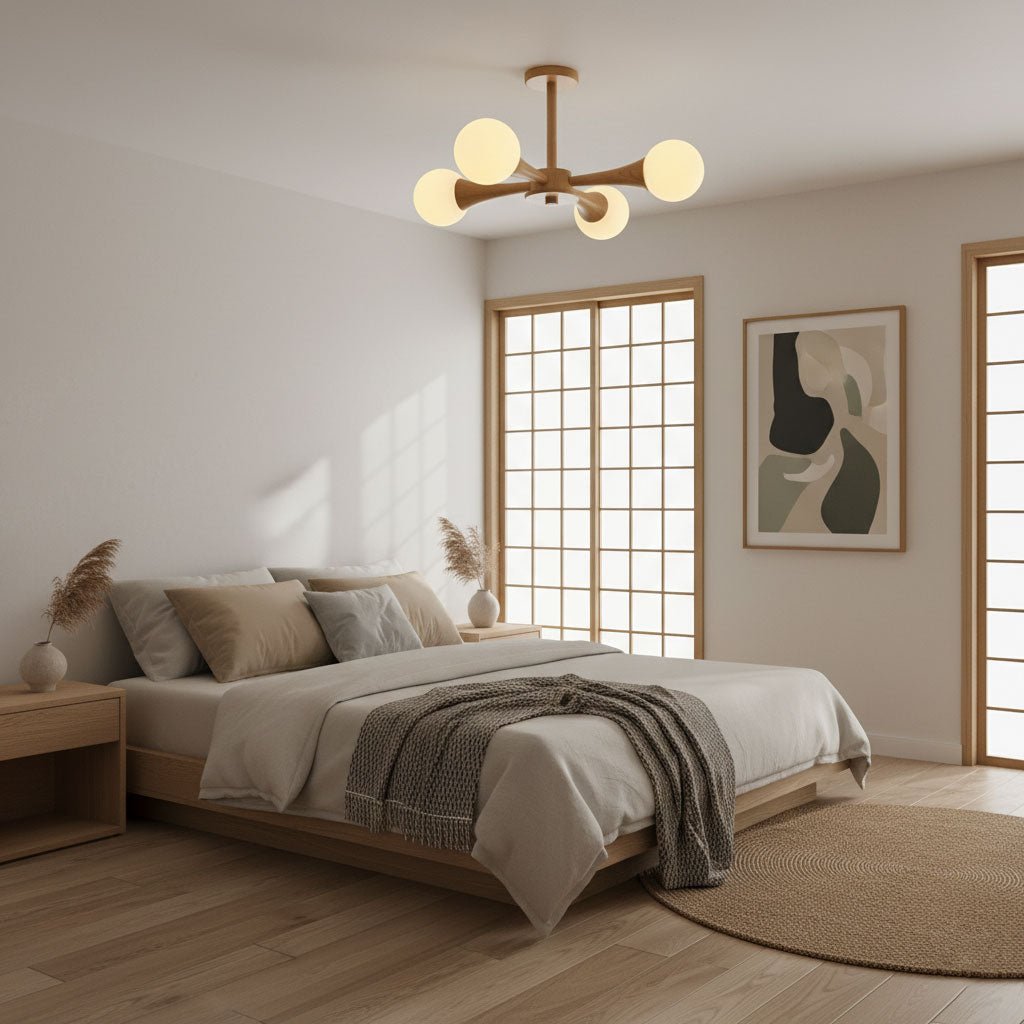Wooden Nera Chandelier – detail 3