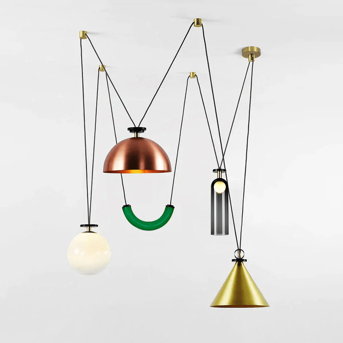 Lilleli Geometric Chandelier