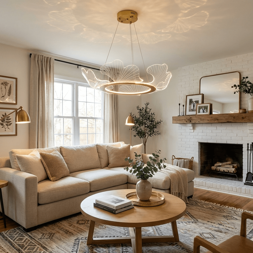 Delvani Leaf Chandelier