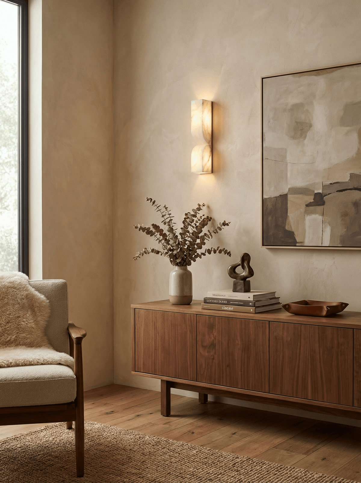 Bradamer Sculptural Wall Light