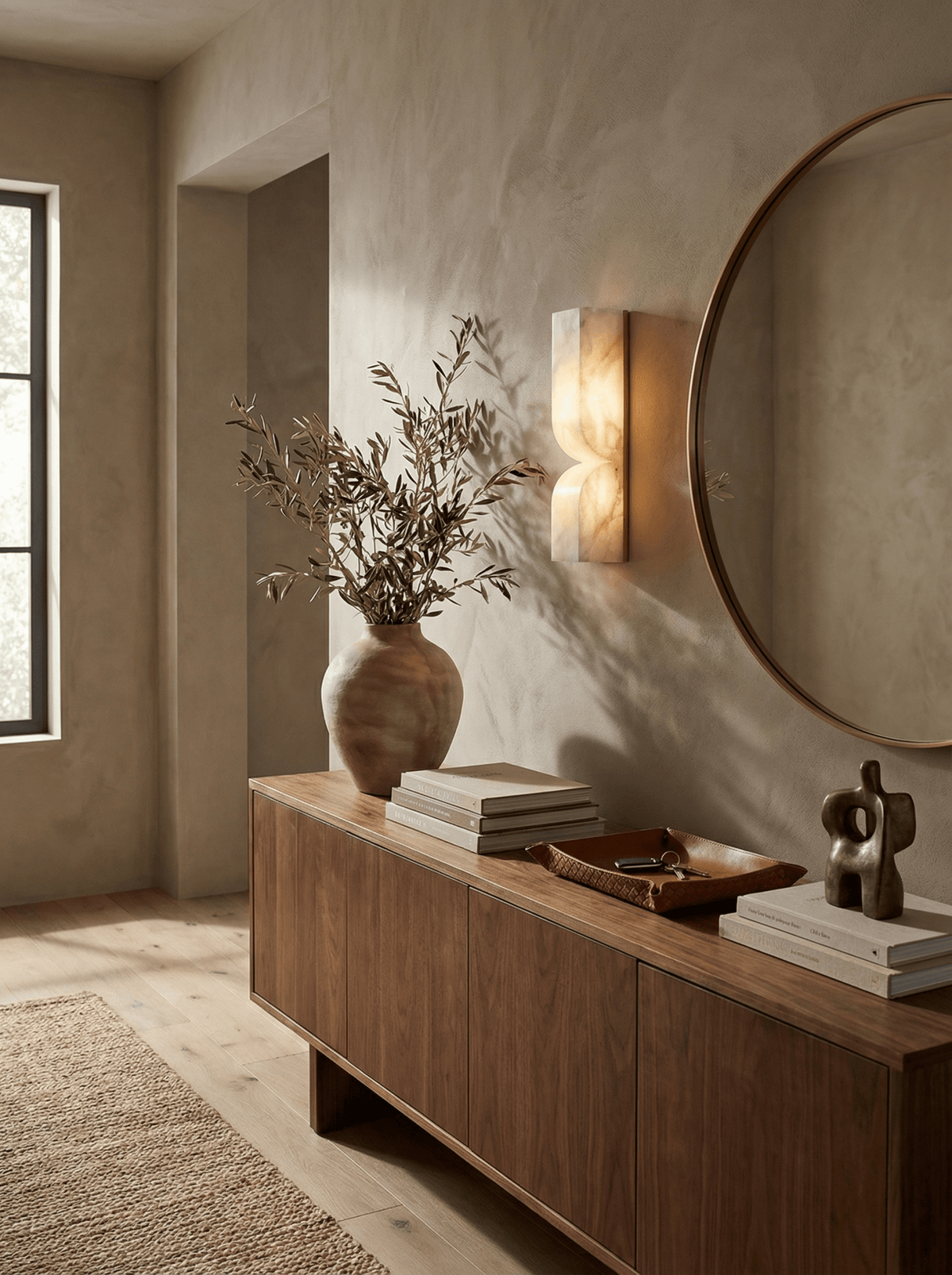 Bradamer Sculptural Wall Light