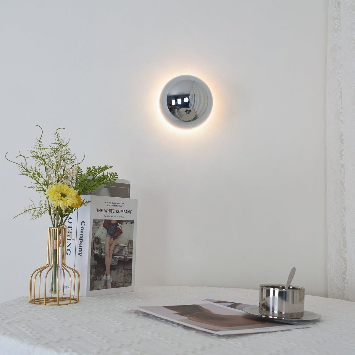 Senendol Globe Wall Light