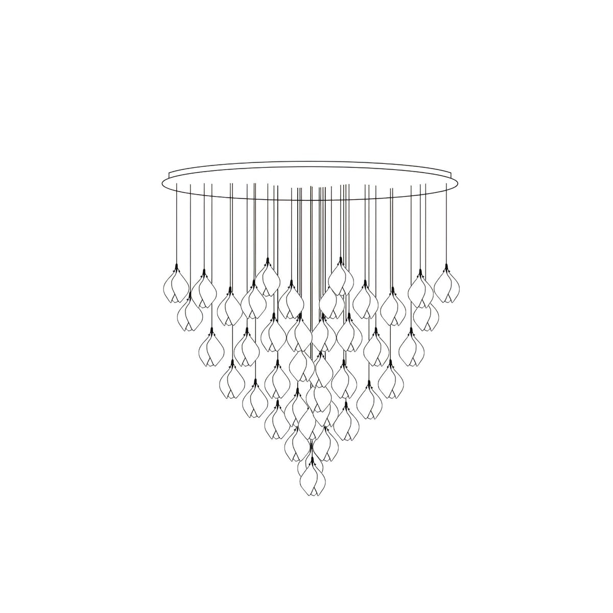 Taserra Floral Pendant Light