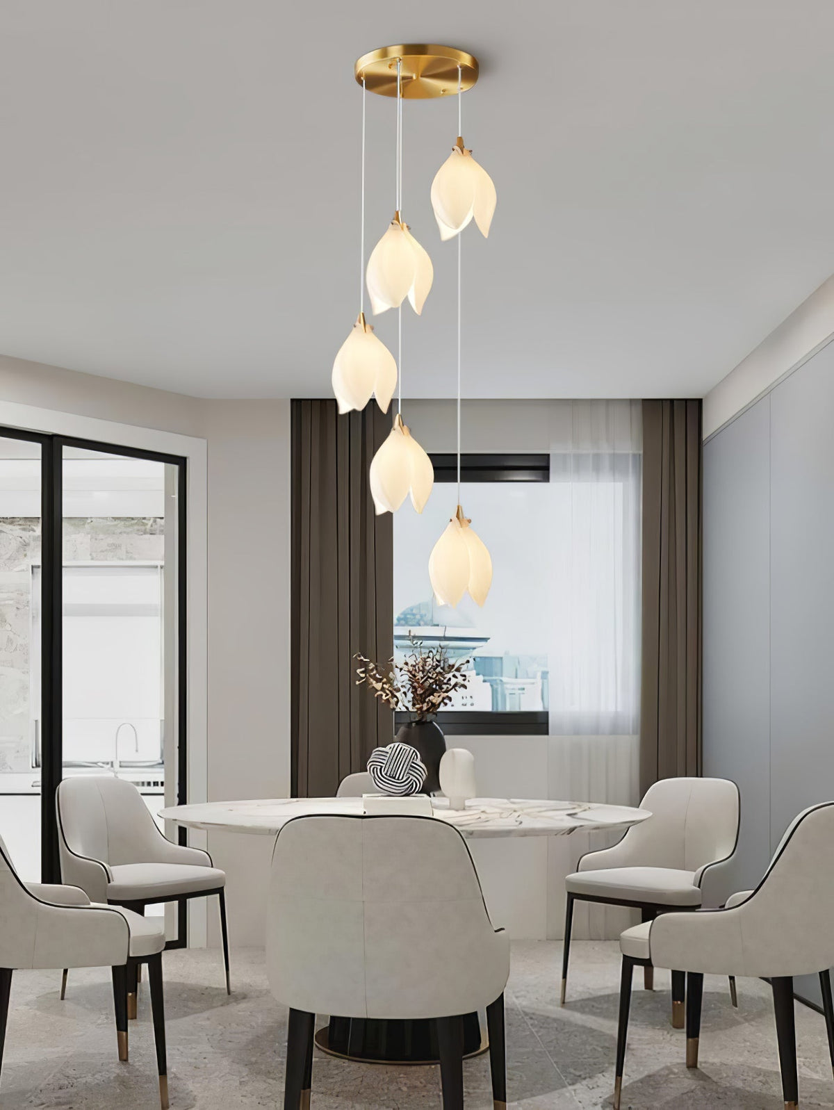 Taserra Floral Pendant Light