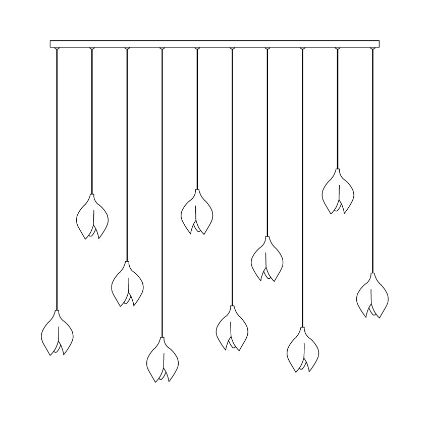 Taserra Floral Pendant Light