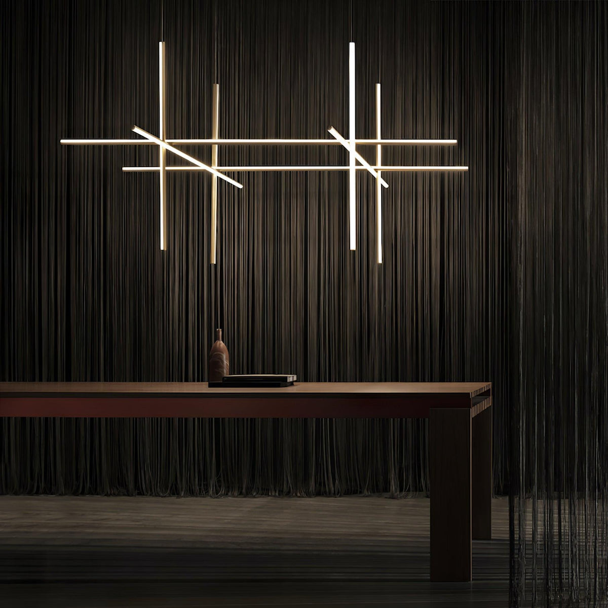 Gridline Linear Chandelier – detail 3