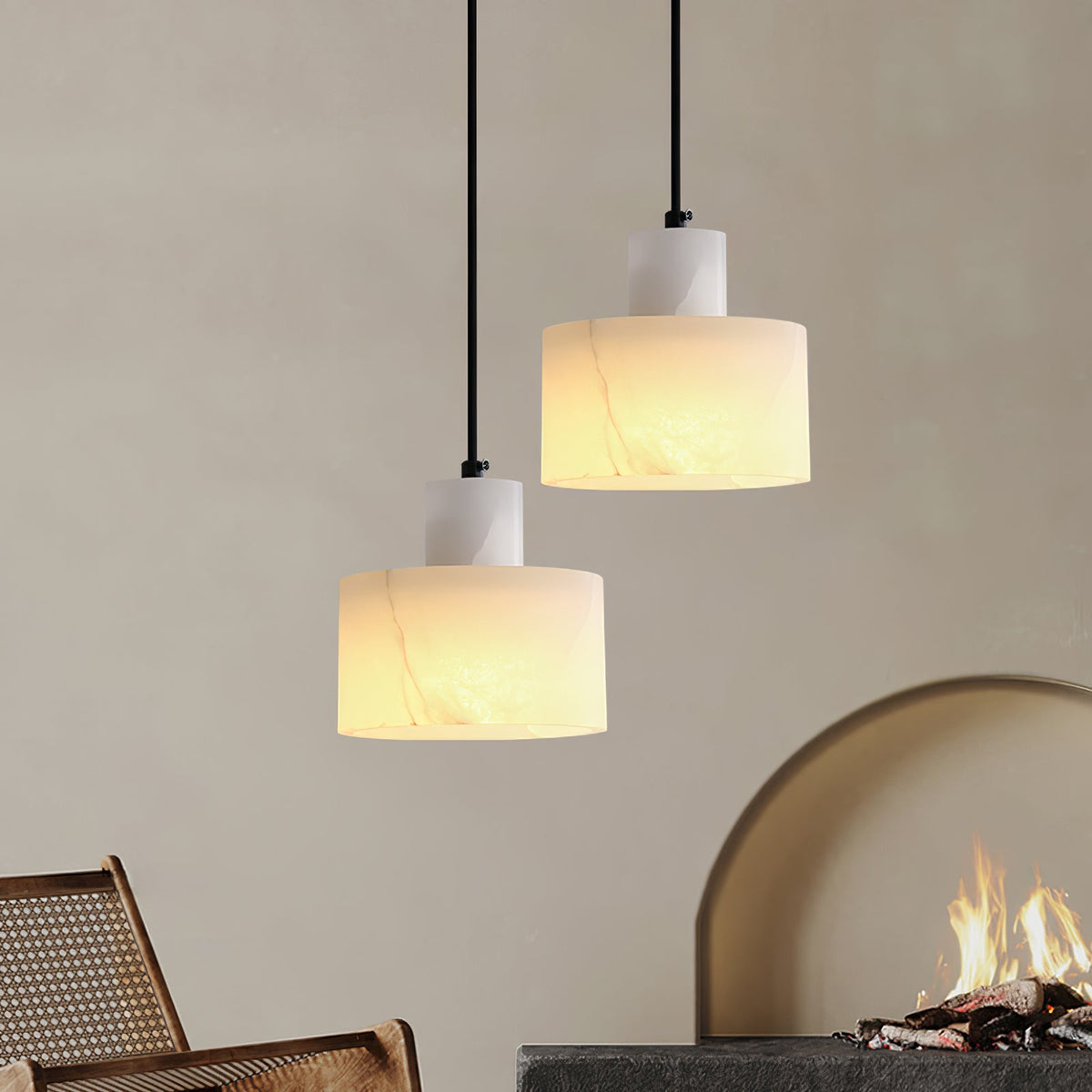 Cando Cylindrical Pendant Light