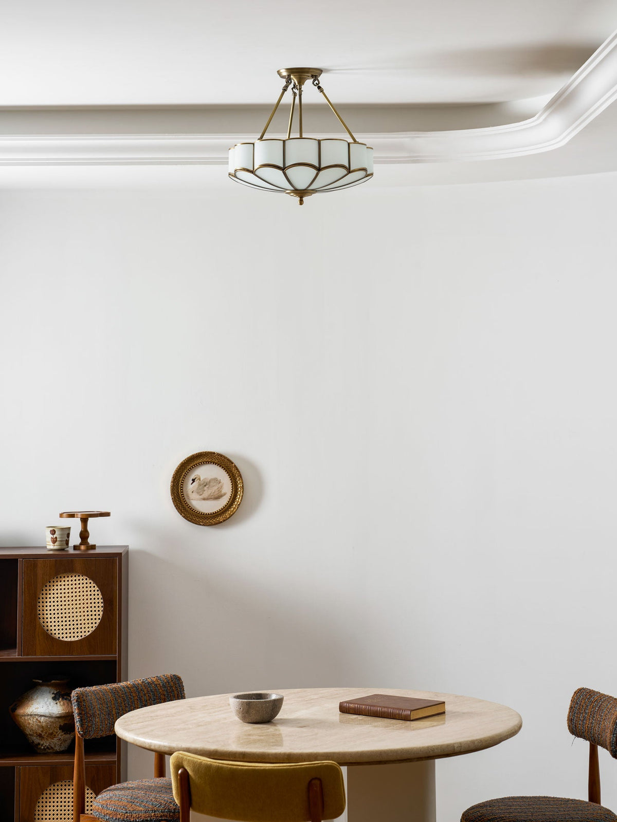 Flower Shape Glass Ceiling Light – detail 14