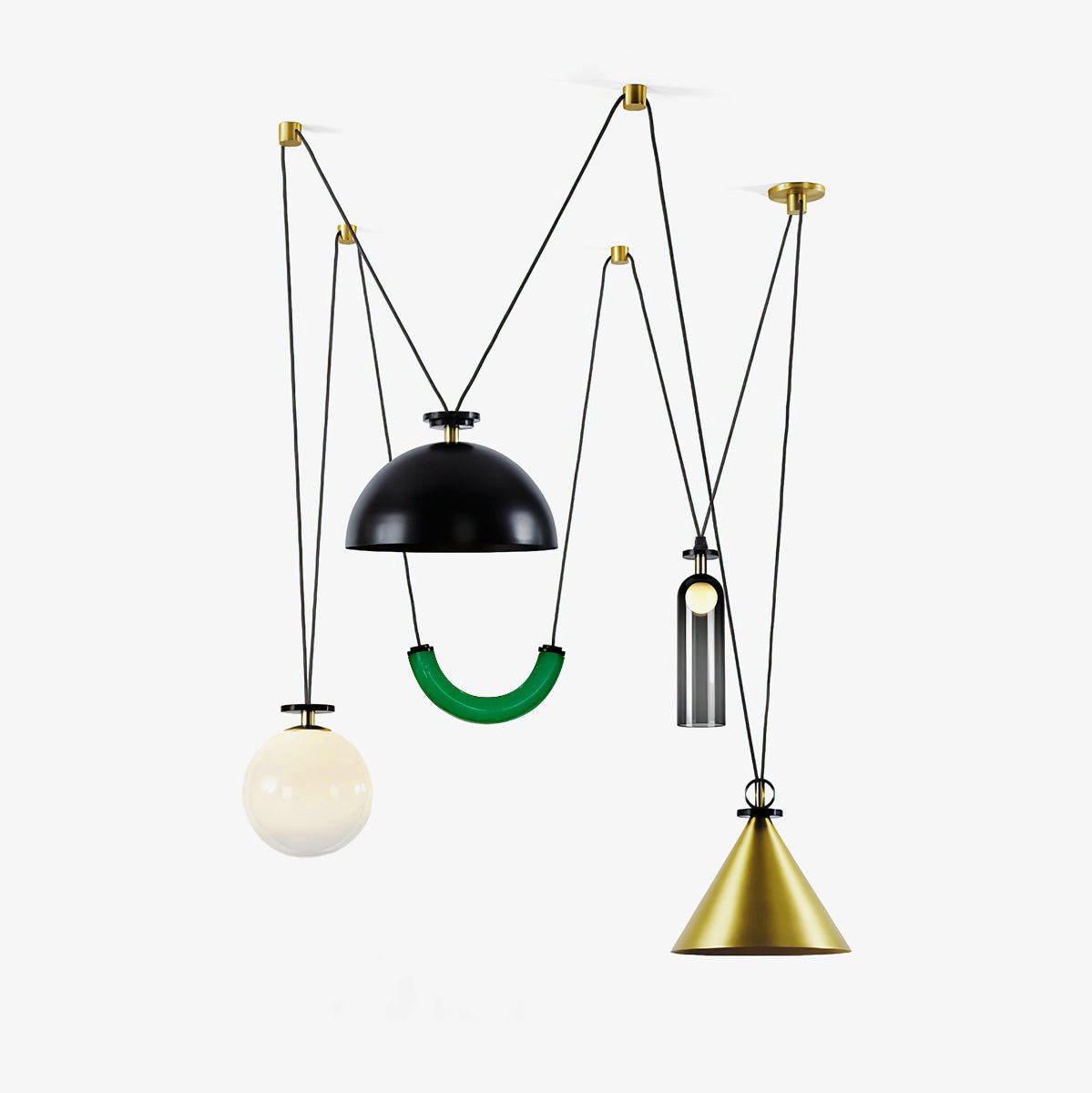 Lilleli Geometric Chandelier