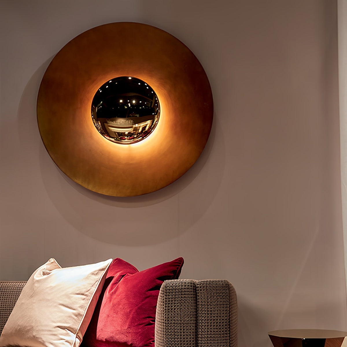 Fracenon Round Wall Light