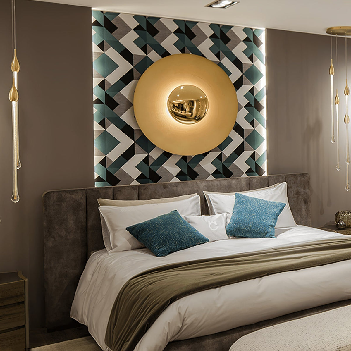 Fracenon Round Wall Light