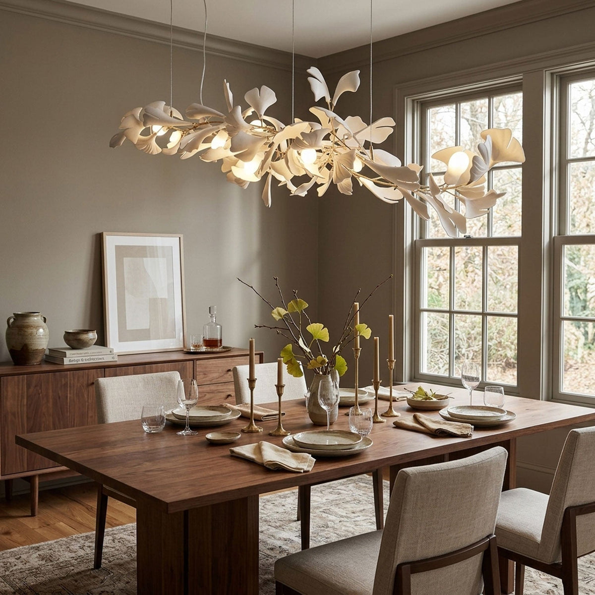 Gingko Bloom Chandelier – detail 8