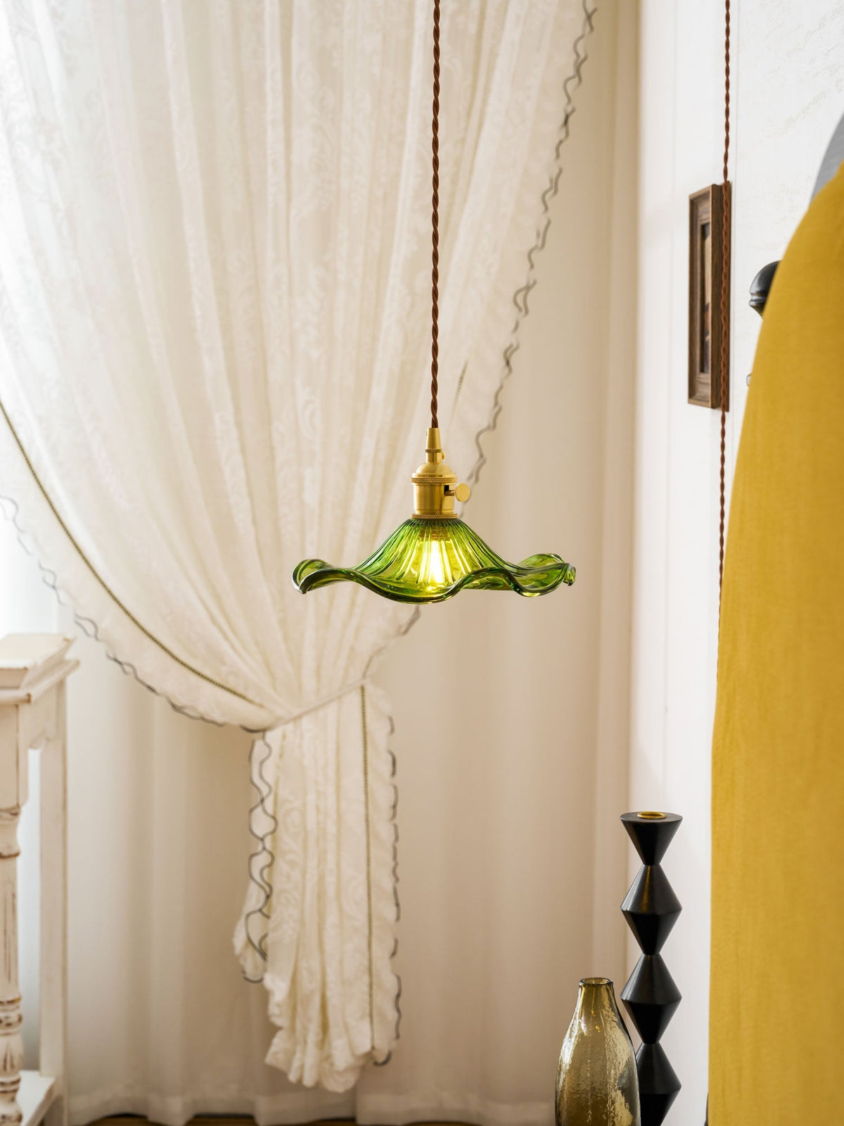 Goldi Ribbed Pendant Light