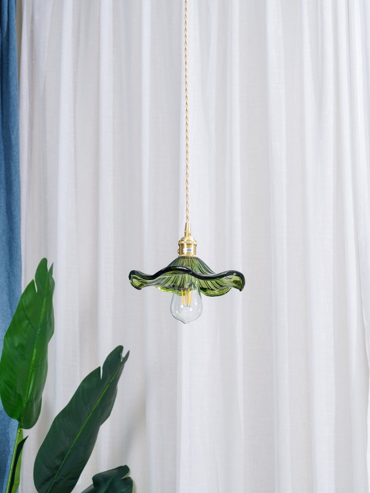 Goldi Ribbed Pendant Light