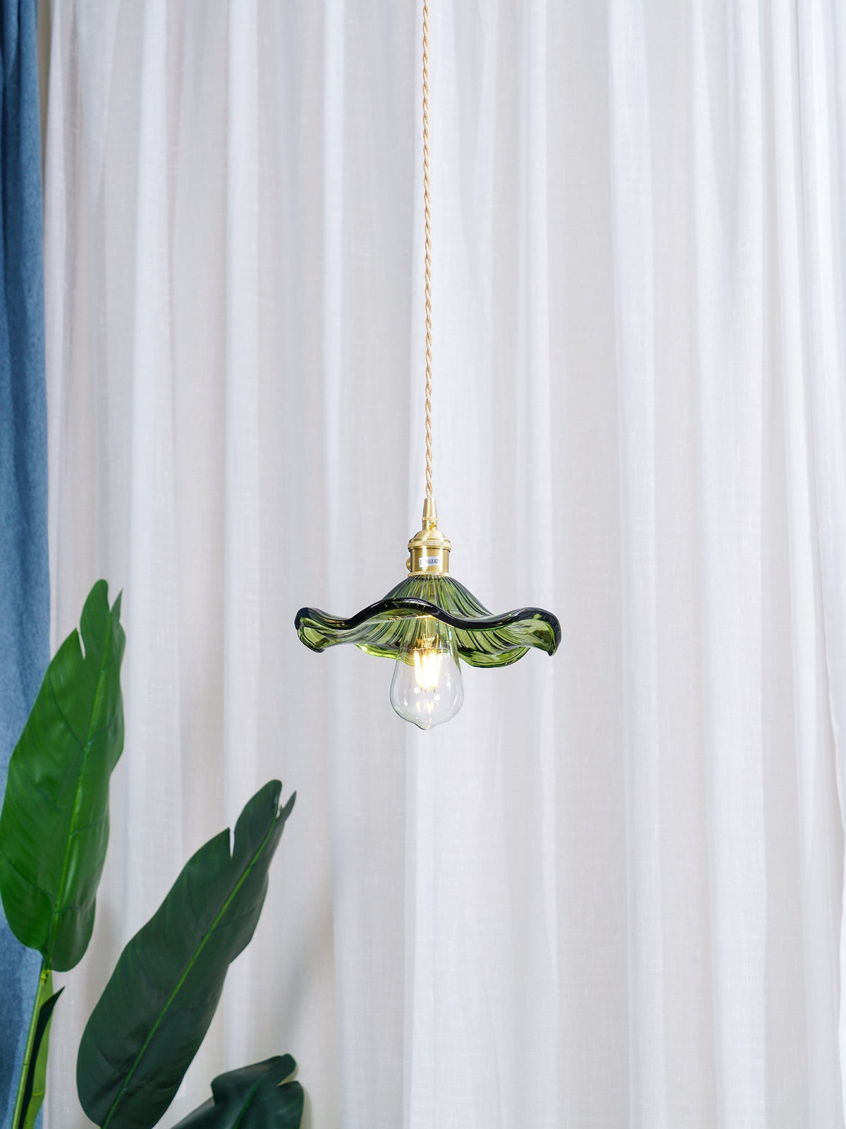 Goldi Ribbed Pendant Light