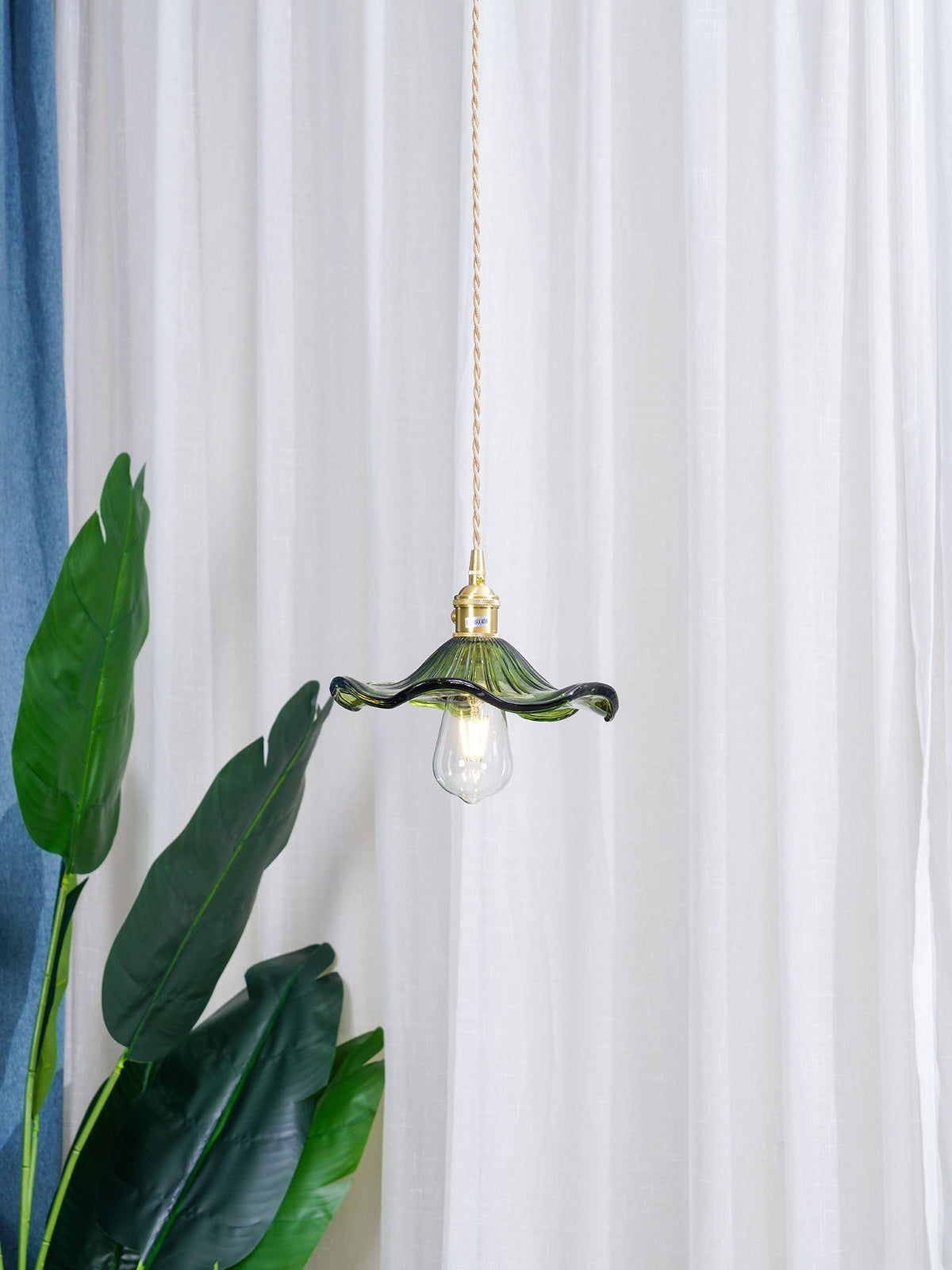 Goldi Ribbed Pendant Light