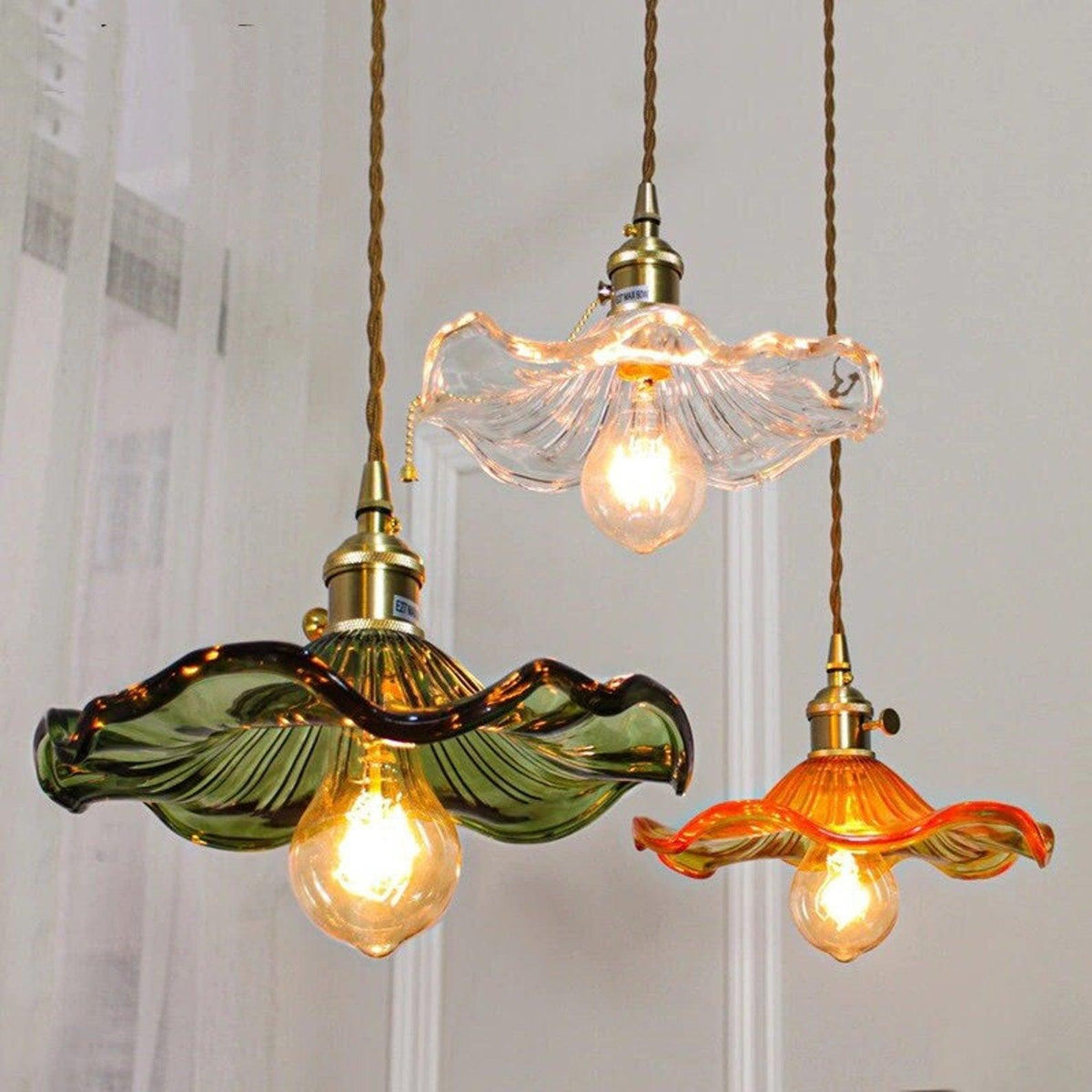 Goldi Ribbed Pendant Light