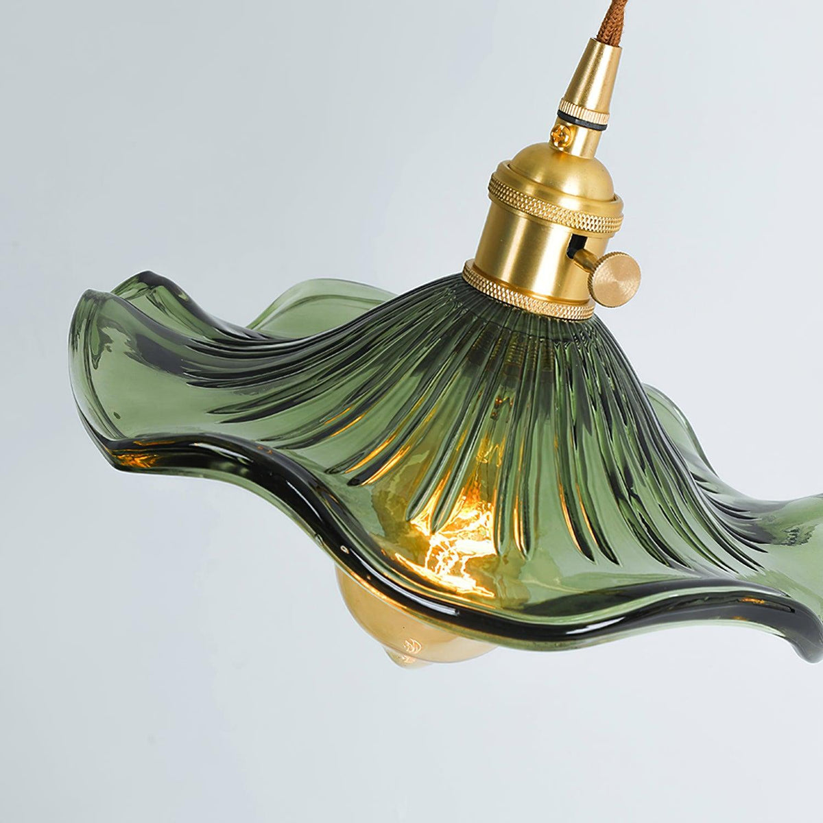 Goldi Ribbed Pendant Light