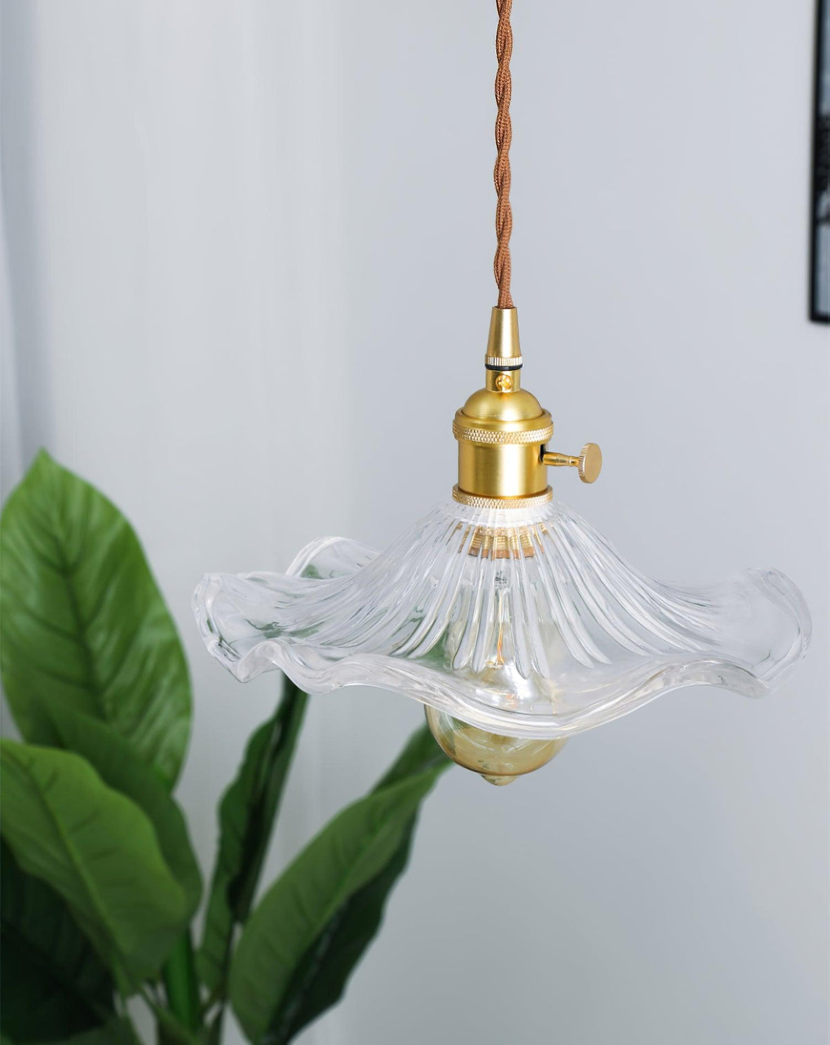 Goldi Ribbed Pendant Light