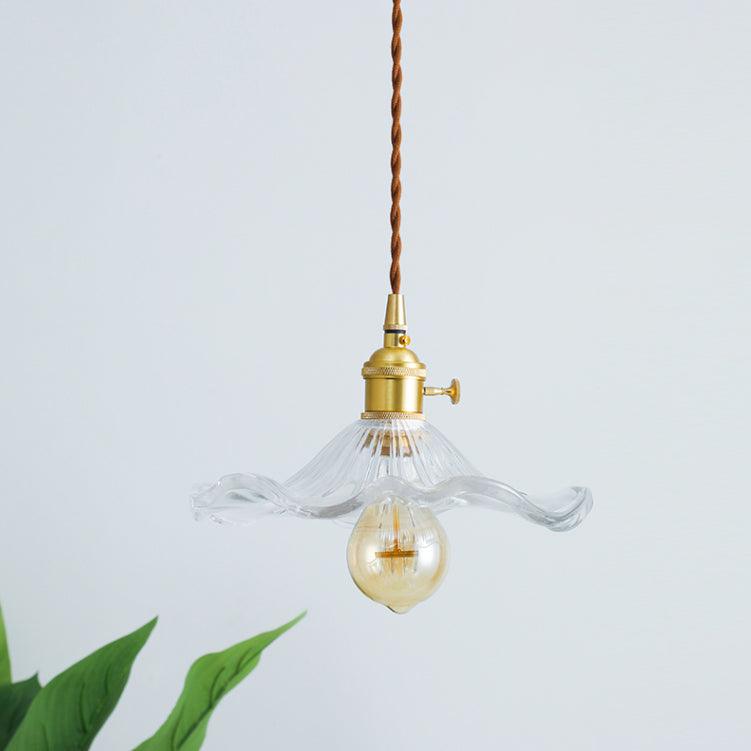 Goldi Ribbed Pendant Light
