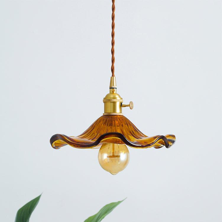 Goldi Ribbed Pendant Light